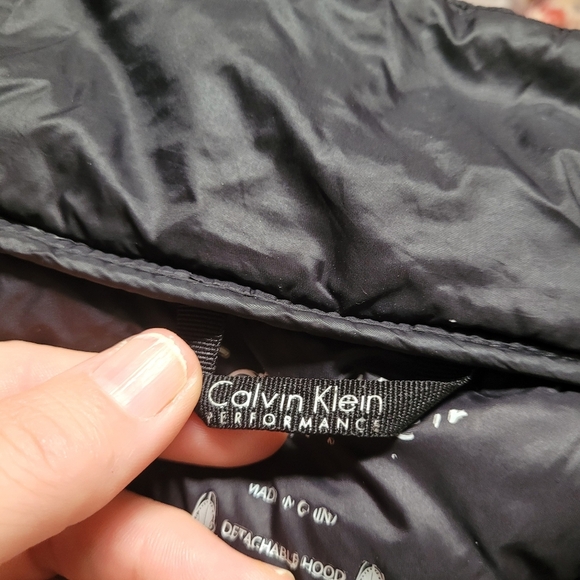 Calvin Klein Black Down Feather Vest - Picture 4 of 5